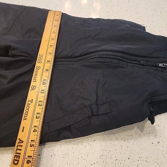 Toddlers Unisex Alpine Tex Snow Bibs Size 4 Black Zipper Winter - Picture 5 of 6